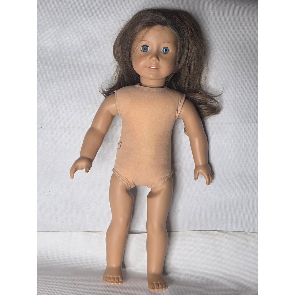 American Girl Kids Truly Me Doll 23 Brown Hair Blue Eyes Freckles 18" READ!